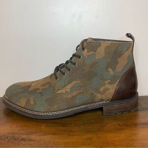Mark Nason | NWOT! Stowe Military Camo Lace Up Suede Boots - Mens 12